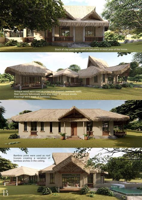 kawayan house design|24 Bahay kawayan ideas .